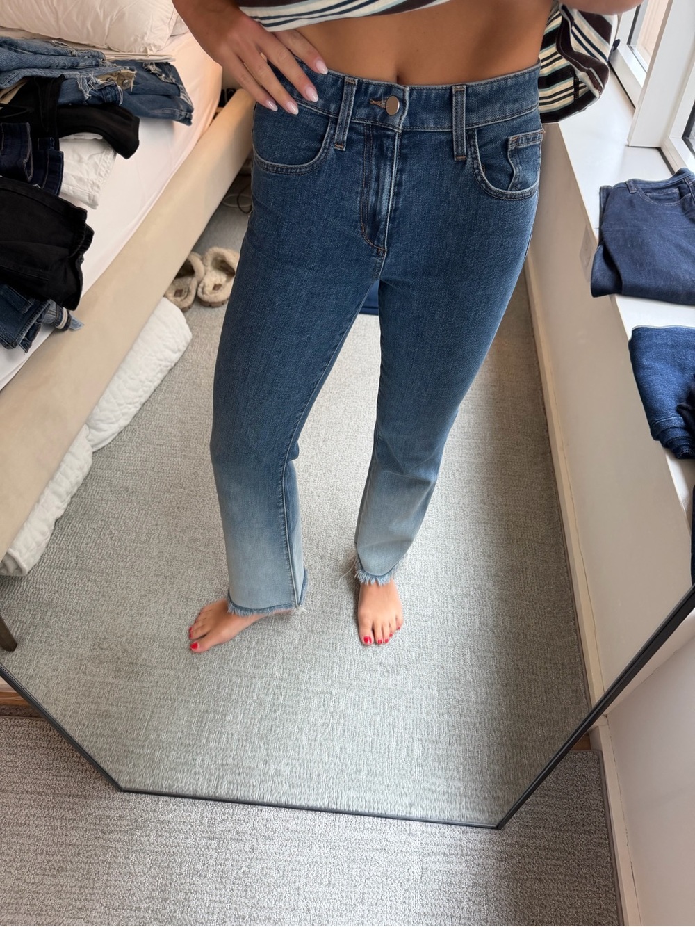 JOES high-Rise Two-Tone Blue Women's Jeans